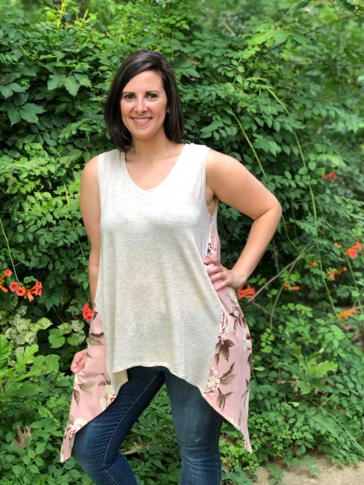 Women's Shark Bite Top Pattern - Ellie and Mac, Digital (PDF) Sewing Patterns | USA, Canada, UK, Australia