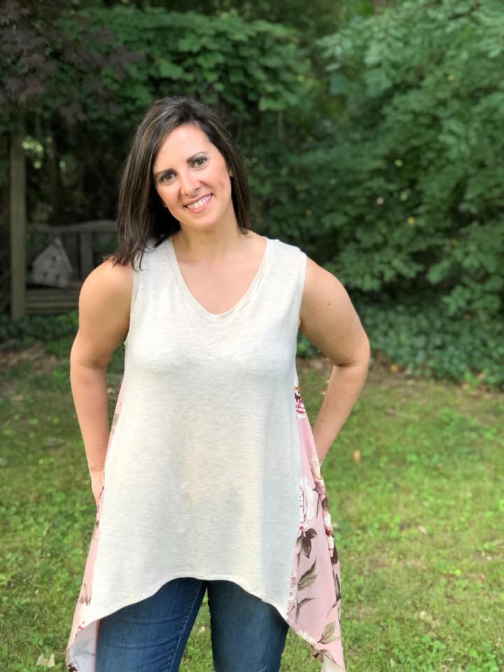 Women's Shark Bite Top Pattern - Ellie and Mac, Digital (PDF) Sewing Patterns | USA, Canada, UK, Australia