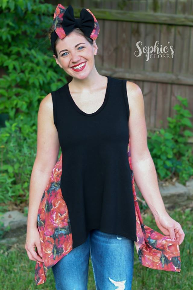 Women's Shark Bite Top Pattern - Ellie and Mac, Digital (PDF) Sewing Patterns | USA, Canada, UK, Australia