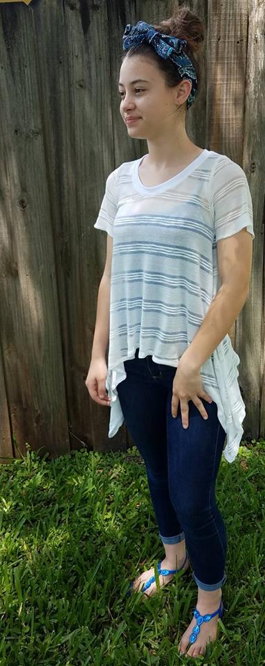 Women's Shark Bite Top Pattern - Ellie and Mac, Digital (PDF) Sewing Patterns | USA, Canada, UK, Australia