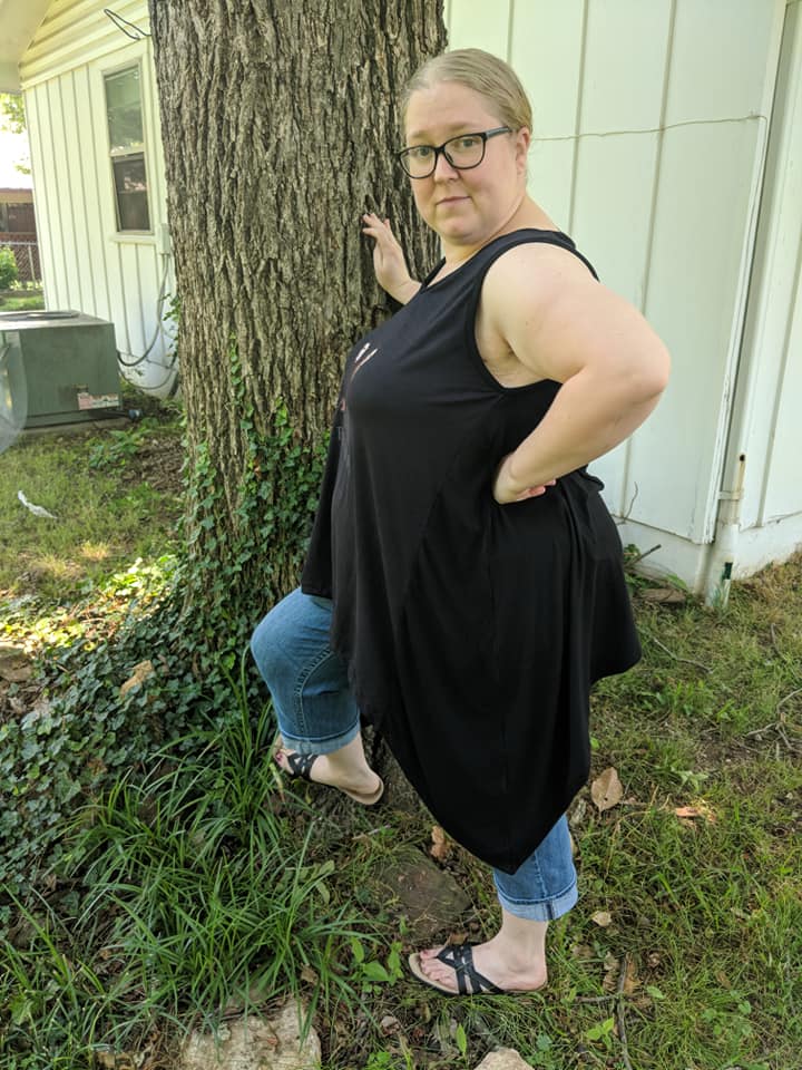 Women's Shark Bite Top Pattern - Ellie and Mac, Digital (PDF) Sewing Patterns | USA, Canada, UK, Australia