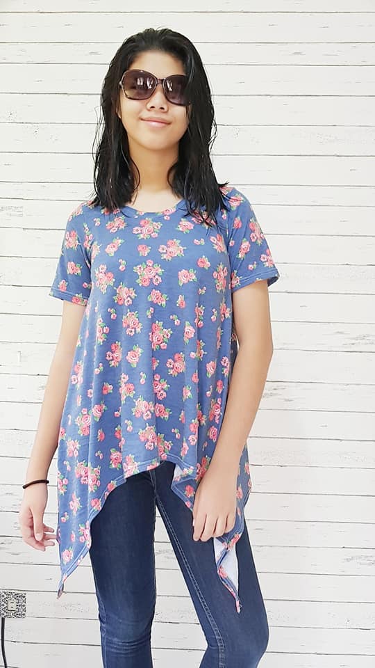 Women's Shark Bite Top Pattern - Ellie and Mac, Digital (PDF) Sewing Patterns | USA, Canada, UK, Australia