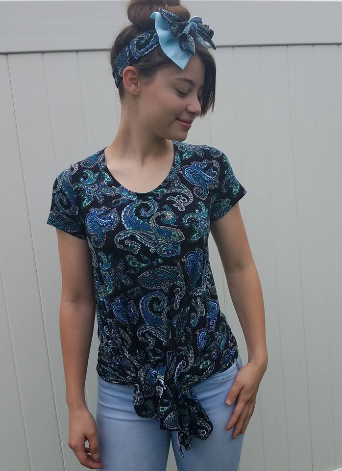 Women's Shark Bite Top Pattern - Ellie and Mac, Digital (PDF) Sewing Patterns | USA, Canada, UK, Australia