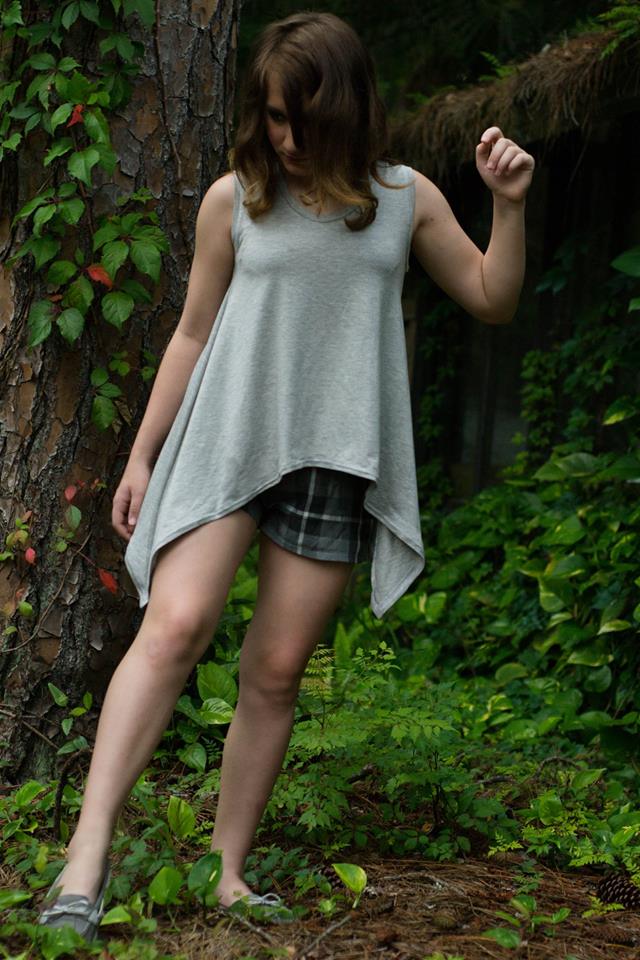 Women's Shark Bite Top Pattern - Ellie and Mac, Digital (PDF) Sewing Patterns | USA, Canada, UK, Australia