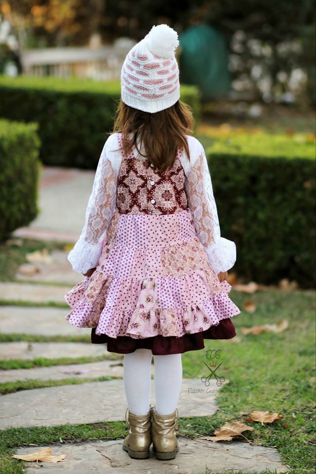 Girl's Sierra Dress Pattern - Ellie and Mac, Digital (PDF) Sewing Patterns | USA, Canada, UK, Australia