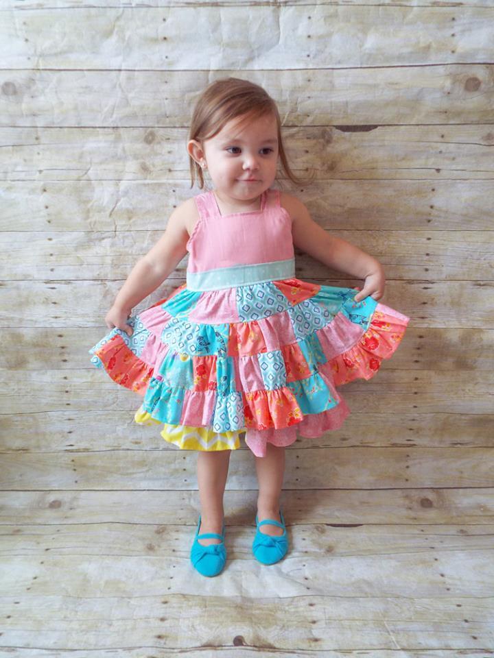 Girl's Sierra Dress Pattern - Ellie and Mac, Digital (PDF) Sewing Patterns | USA, Canada, UK, Australia