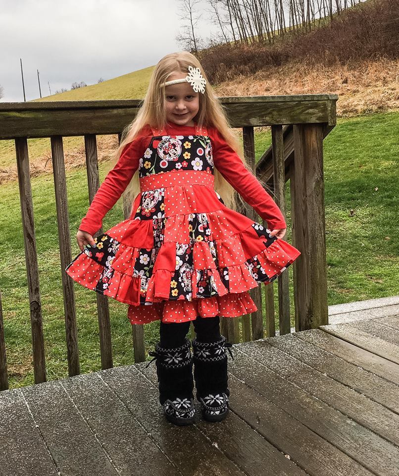 Girl's Sierra Dress Pattern - Ellie and Mac, Digital (PDF) Sewing Patterns | USA, Canada, UK, Australia