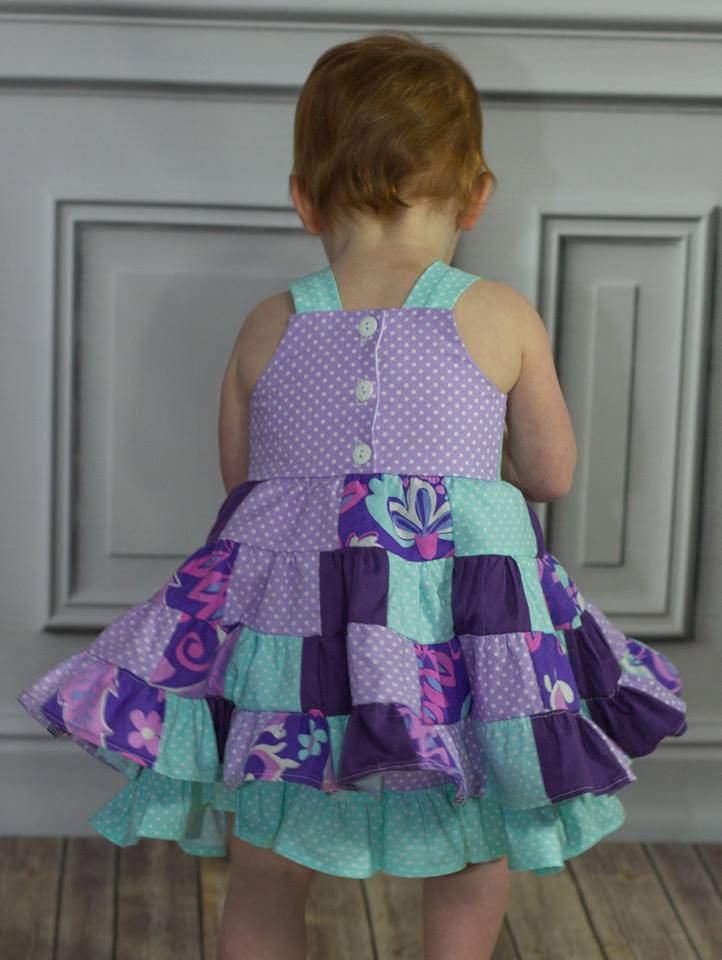 Girl's Sierra Dress Pattern - Ellie and Mac, Digital (PDF) Sewing Patterns | USA, Canada, UK, Australia