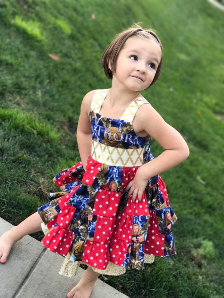 Girl's Sierra Dress Pattern - Ellie and Mac, Digital (PDF) Sewing Patterns | USA, Canada, UK, Australia