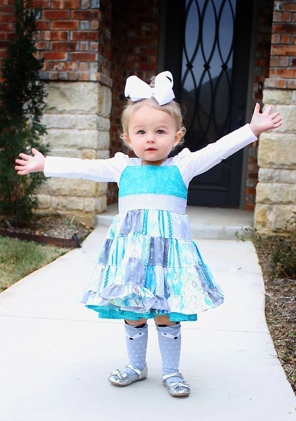 Girl's Sierra Dress Pattern - Ellie and Mac, Digital (PDF) Sewing Patterns | USA, Canada, UK, Australia