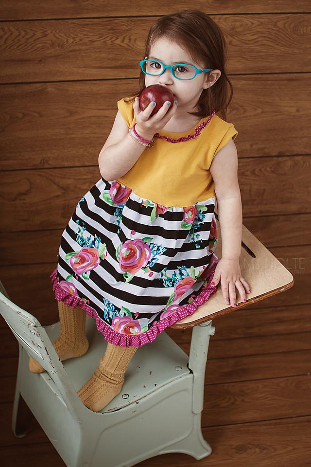 Girl's & Doll Simply Sweet Top & Dress Pattern Bundle Pack - Ellie and Mac, Digital (PDF) Sewing Patterns | USA, Canada, UK, Australia