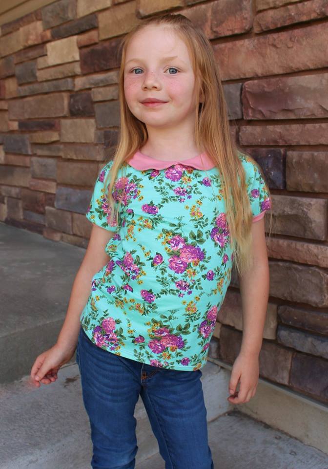 Sitting Pretty Collar Top Pattern - Ellie and Mac, Digital (PDF) Sewing Patterns | USA, Canada, UK, Australia