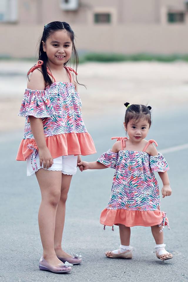 Girl's Summer Love Top & Dress Pattern - Ellie and Mac, Digital (PDF) Sewing Patterns | USA, Canada, UK, Australia