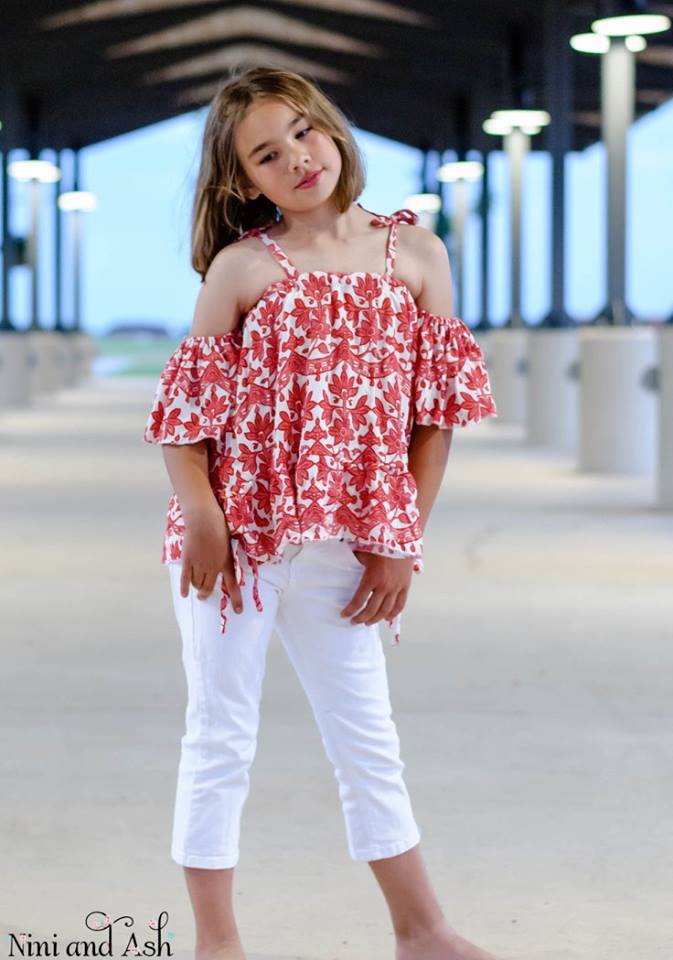 Girl's Summer Love Top & Dress Pattern - Ellie and Mac, Digital (PDF) Sewing Patterns | USA, Canada, UK, Australia