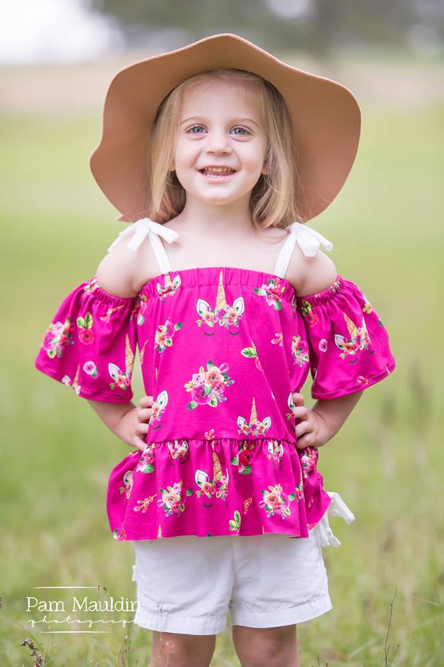 Girl's Summer Love Top & Dress Pattern - Ellie and Mac, Digital (PDF) Sewing Patterns | USA, Canada, UK, Australia