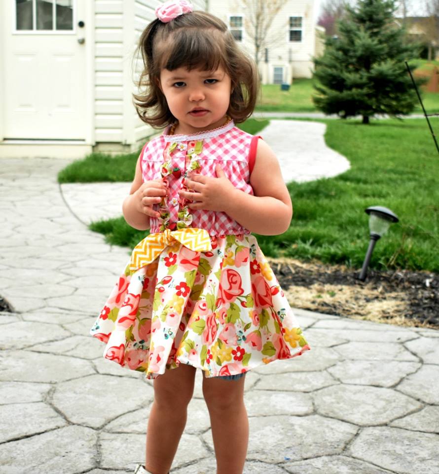 Girl's Sunkissed Dress Pattern - Ellie and Mac, Digital (PDF) Sewing Patterns | USA, Canada, UK, Australia