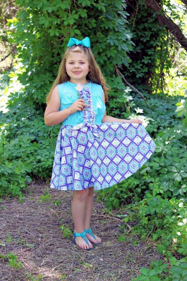 Girl's Sunkissed Dress Pattern - Ellie and Mac, Digital (PDF) Sewing Patterns | USA, Canada, UK, Australia