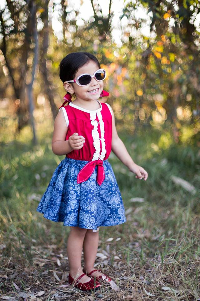 Girl's Sunkissed Dress Pattern - Ellie and Mac, Digital (PDF) Sewing Patterns | USA, Canada, UK, Australia