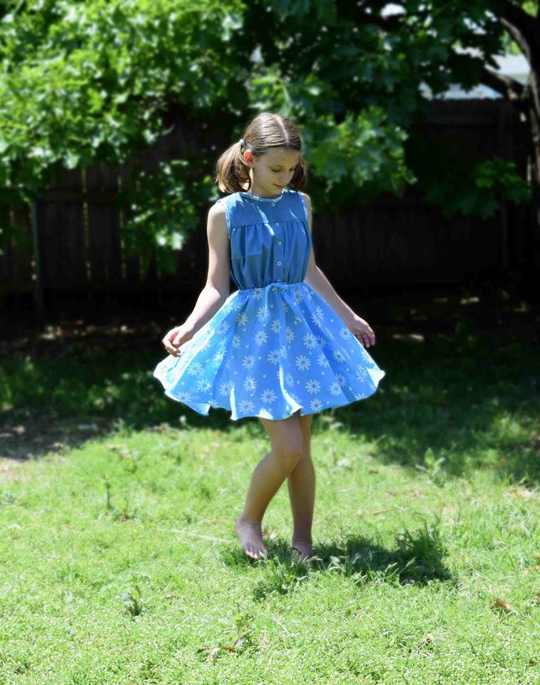 Girl's Sunkissed Dress Pattern - Ellie and Mac, Digital (PDF) Sewing Patterns | USA, Canada, UK, Australia