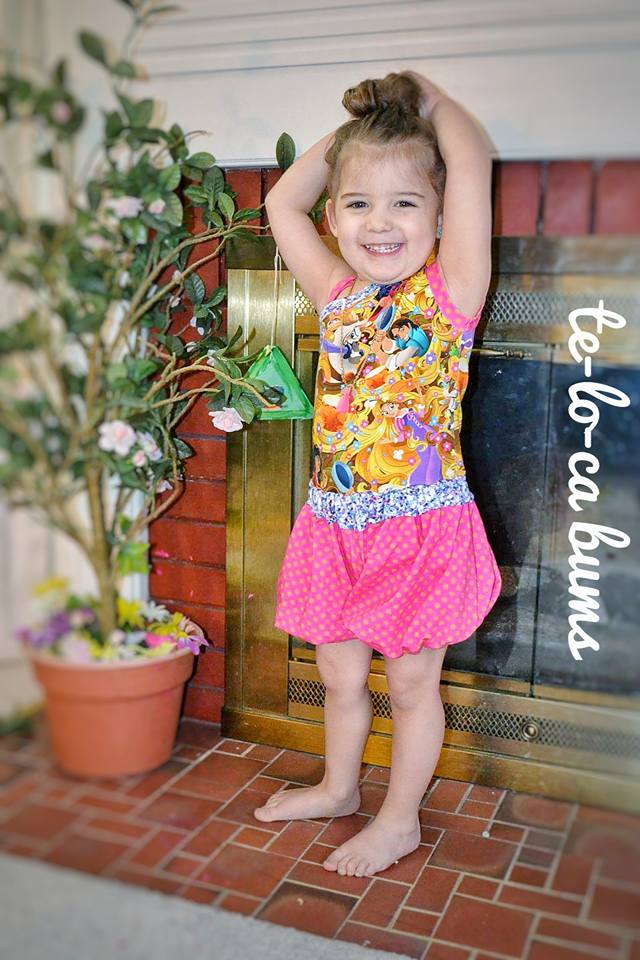 Girl's Sunshine Romper Pattern - Ellie and Mac, Digital (PDF) Sewing Patterns | USA, Canada, UK, Australia