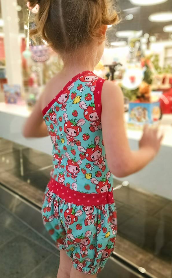 Girl's Sunshine Romper Pattern - Ellie and Mac, Digital (PDF) Sewing Patterns | USA, Canada, UK, Australia