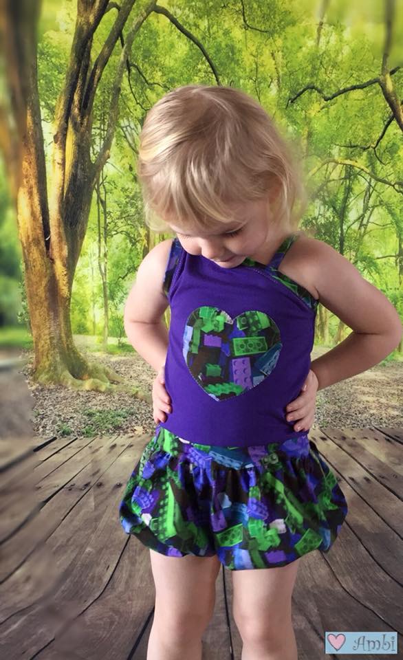 Girl's Sunshine Romper Pattern - Ellie and Mac, Digital (PDF) Sewing Patterns | USA, Canada, UK, Australia