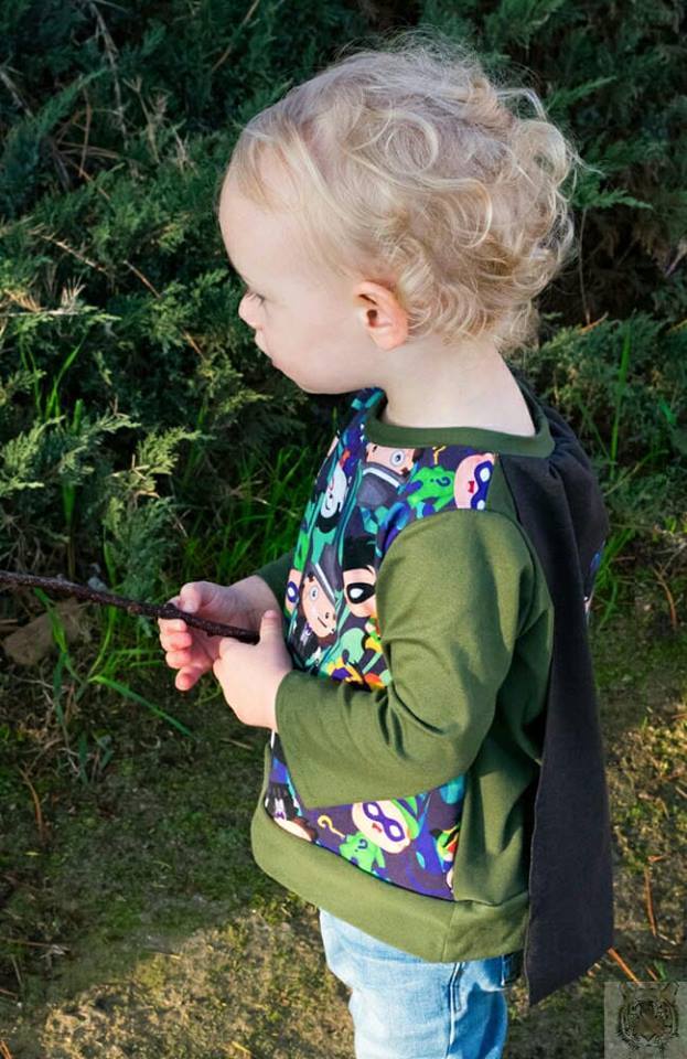 Super Hero Cape Tee Pattern - Ellie and Mac, Digital (PDF) Sewing Patterns | USA, Canada, UK, Australia