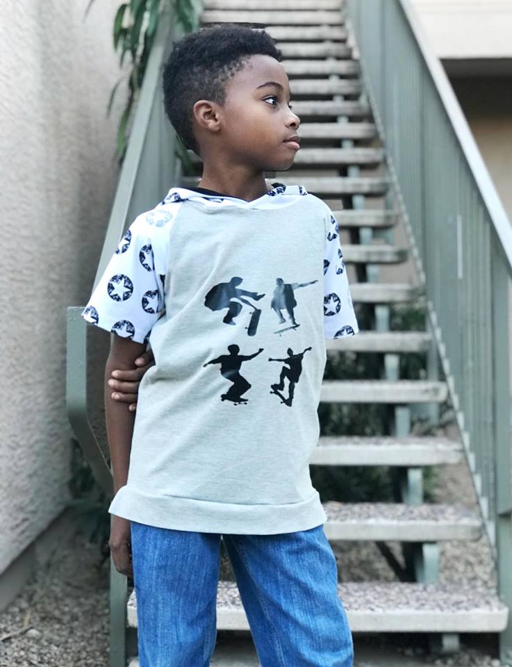 Boy's Swag Hoodie Pattern - Ellie and Mac, Digital (PDF) Sewing Patterns | USA, Canada, UK, Australia