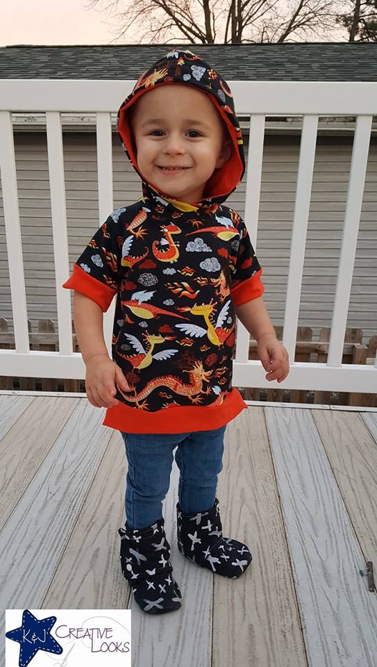 Boy's Swag Hoodie Pattern - Ellie and Mac, Digital (PDF) Sewing Patterns | USA, Canada, UK, Australia