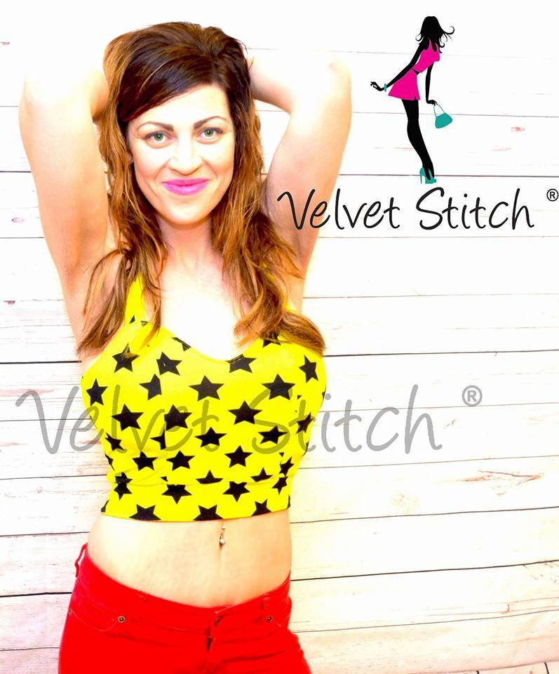 Teen & Women's Sweetheart Crop Top Pattern - Ellie and Mac, Digital (PDF) Sewing Patterns | USA, Canada, UK, Australia