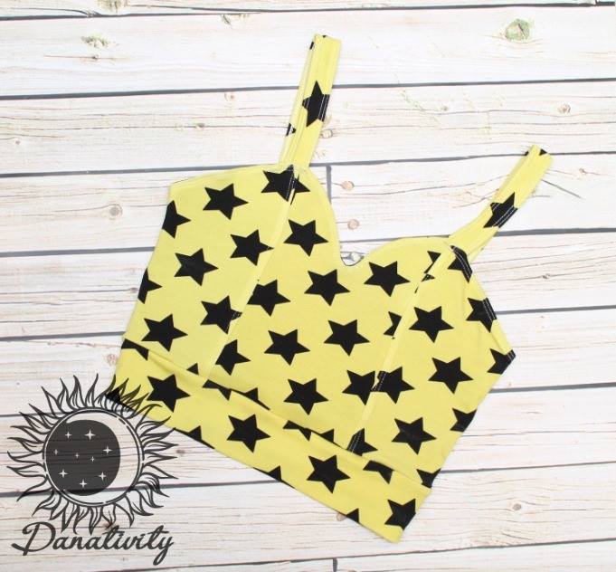 Teen & Women's Sweetheart Crop Top Pattern - Ellie and Mac, Digital (PDF) Sewing Patterns | USA, Canada, UK, Australia