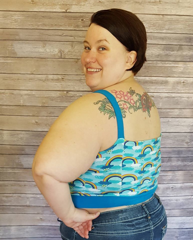 Teen & Women's Sweetheart Crop Top Pattern - Ellie and Mac, Digital (PDF) Sewing Patterns | USA, Canada, UK, Australia