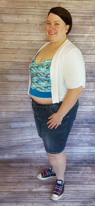 Teen & Women's Sweetheart Crop Top Pattern - Ellie and Mac, Digital (PDF) Sewing Patterns | USA, Canada, UK, Australia