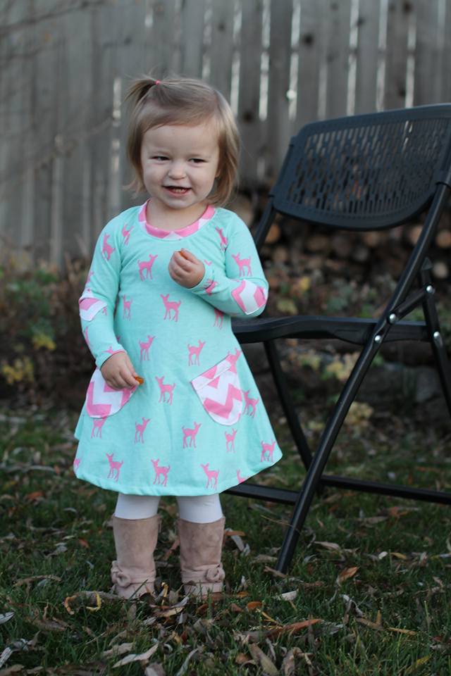 Girl's Sweetie Tunic & Dress Pattern - Ellie and Mac, Digital (PDF) Sewing Patterns | USA, Canada, UK, Australia