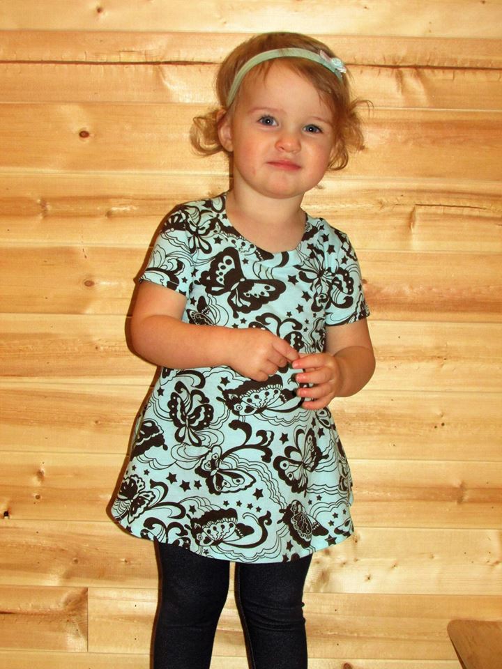 Girl's Sweetie Tunic & Dress Pattern - Ellie and Mac, Digital (PDF) Sewing Patterns | USA, Canada, UK, Australia