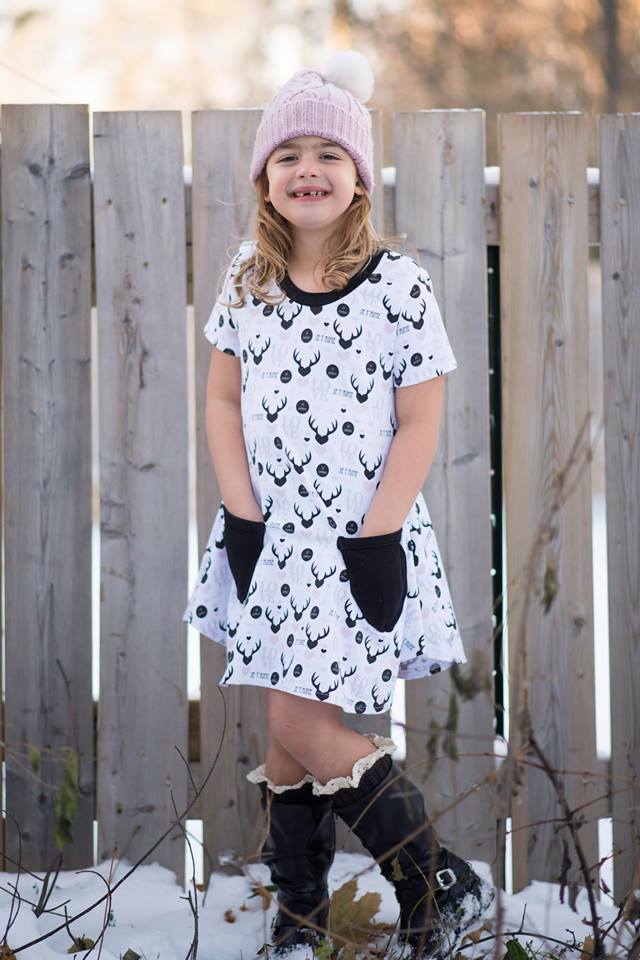 Girl's Sweetie Tunic & Dress Pattern - Ellie and Mac, Digital (PDF) Sewing Patterns | USA, Canada, UK, Australia