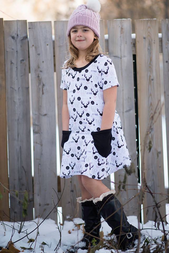 Girl's Sweetie Tunic & Dress Pattern - Ellie and Mac, Digital (PDF) Sewing Patterns | USA, Canada, UK, Australia