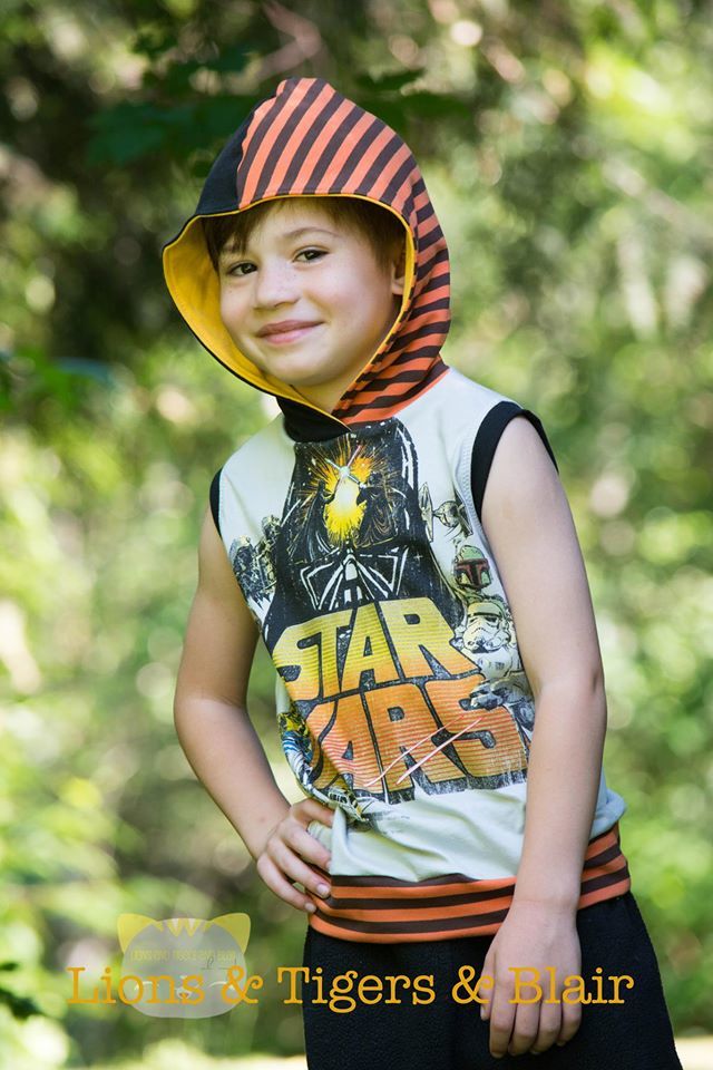 Tatum Hoodie Tank Top Pattern - Ellie and Mac, Digital (PDF) Sewing Patterns | USA, Canada, UK, Australia