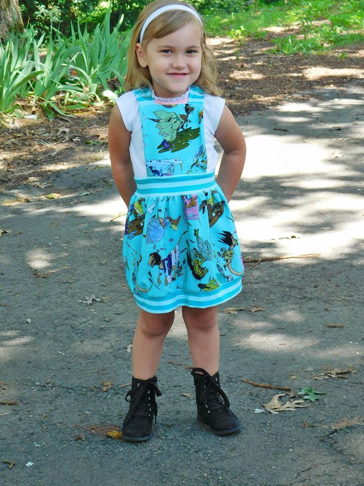 Teacher's Pet Romper & Dress Pattern - Ellie and Mac, Digital (PDF) Sewing Patterns | USA, Canada, UK, Australia