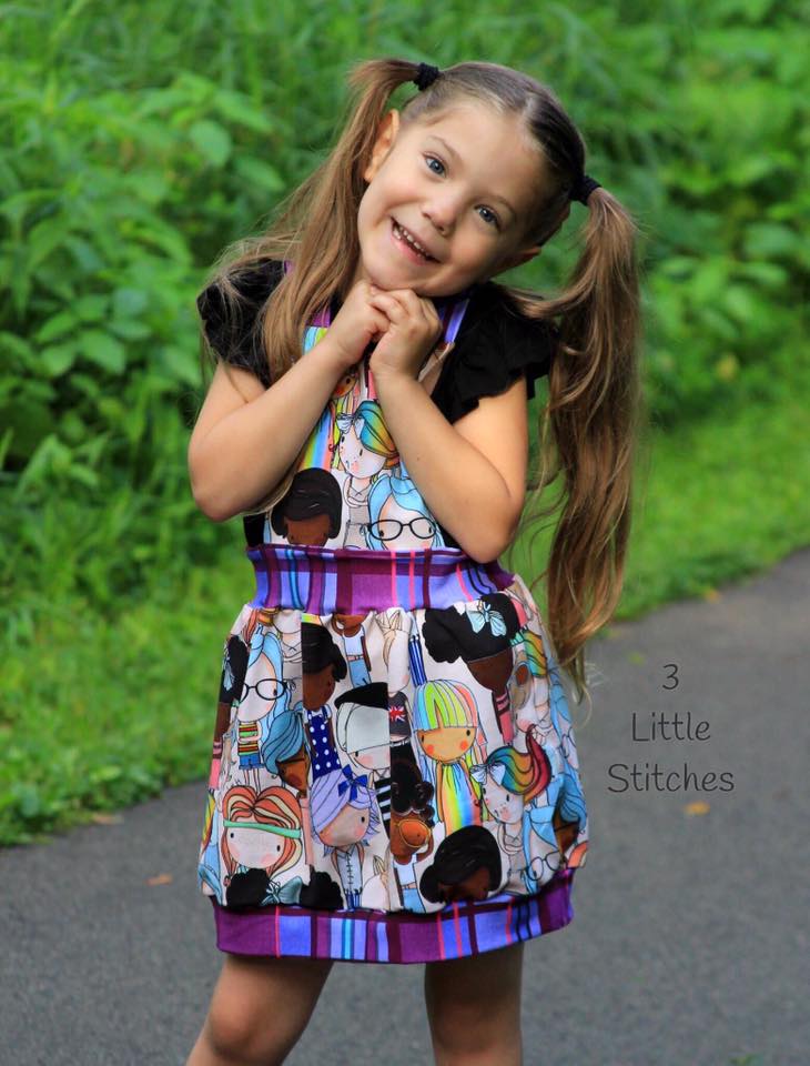 Teacher's Pet Romper & Dress Pattern - Ellie and Mac, Digital (PDF) Sewing Patterns | USA, Canada, UK, Australia