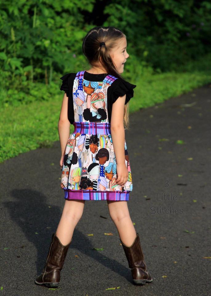 Teacher's Pet Romper & Dress Pattern - Ellie and Mac, Digital (PDF) Sewing Patterns | USA, Canada, UK, Australia