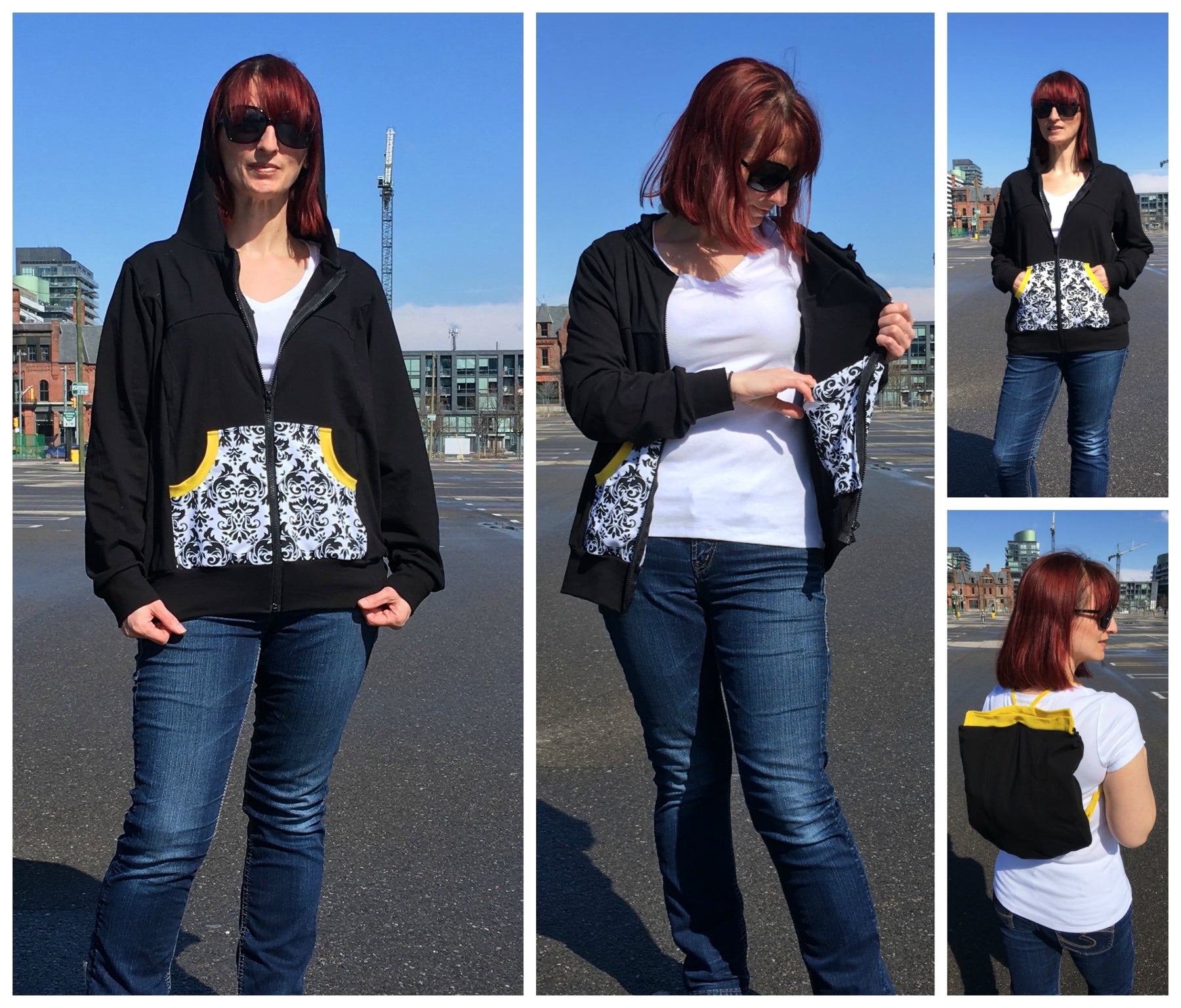 Adult Transformer Jacket Bag Pattern