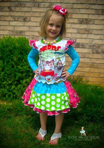 Girl's Treasure Trove Skirt Pattern - Ellie and Mac, Digital (PDF) Sewing Patterns | USA, Canada, UK, Australia