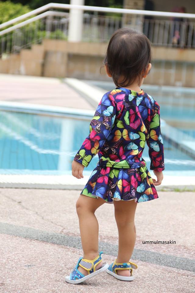 Girl's Tropical Getaway Swimsuit Mix & Match Pattern - Ellie and Mac, Digital (PDF) Sewing Patterns | USA, Canada, UK, Australia