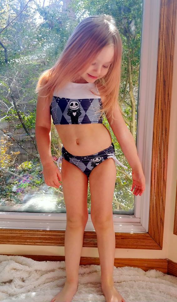 Girl's Tropical Getaway Swimsuit Mix & Match Pattern - Ellie and Mac, Digital (PDF) Sewing Patterns | USA, Canada, UK, Australia