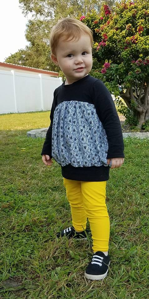 Girl's Tulip Tunic Pattern - Ellie and Mac, Digital (PDF) Sewing Patterns | USA, Canada, UK, Australia