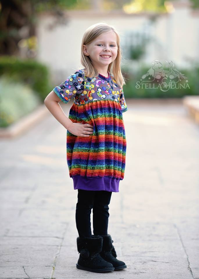 Girl's Tulip Tunic Pattern - Ellie and Mac, Digital (PDF) Sewing Patterns | USA, Canada, UK, Australia