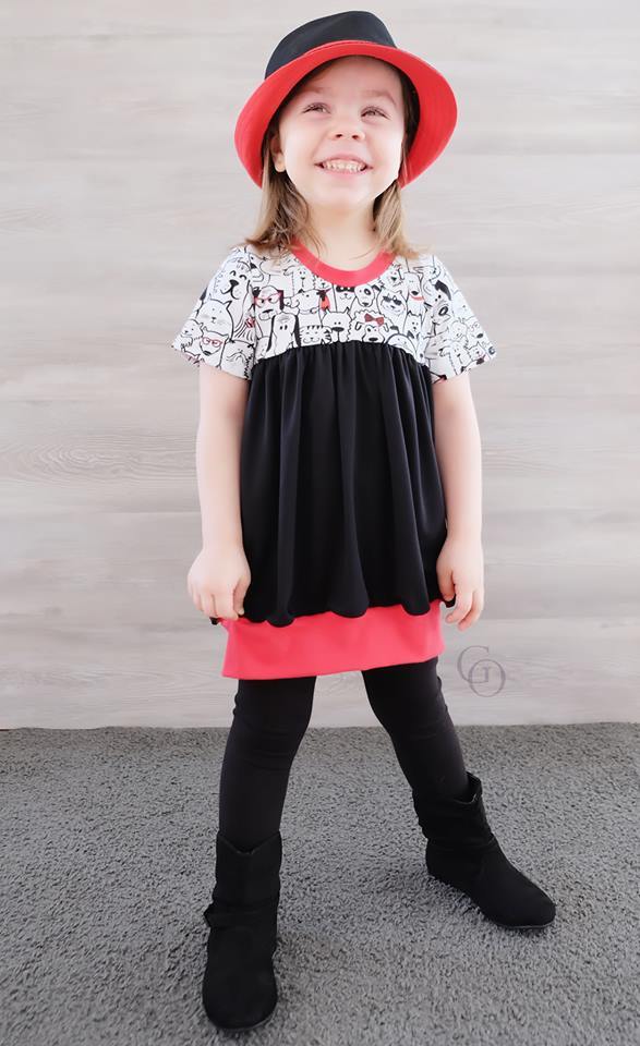 Girl's Tulip Tunic Pattern - Ellie and Mac, Digital (PDF) Sewing Patterns | USA, Canada, UK, Australia