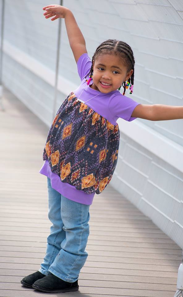 Girl's Tulip Tunic Pattern - Ellie and Mac, Digital (PDF) Sewing Patterns | USA, Canada, UK, Australia