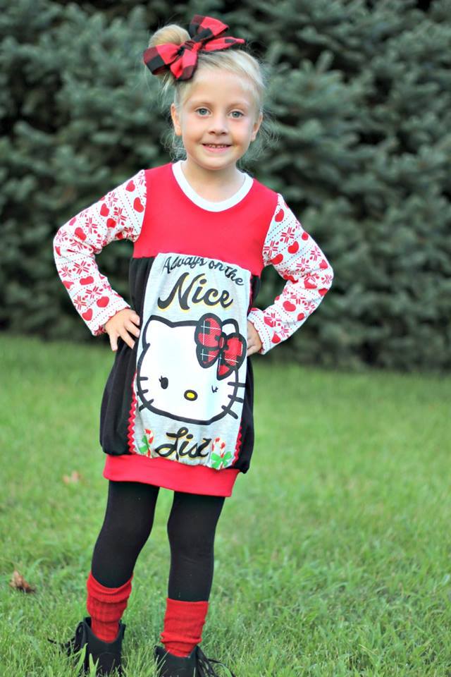 Girl's Tulip Tunic Pattern - Ellie and Mac, Digital (PDF) Sewing Patterns | USA, Canada, UK, Australia